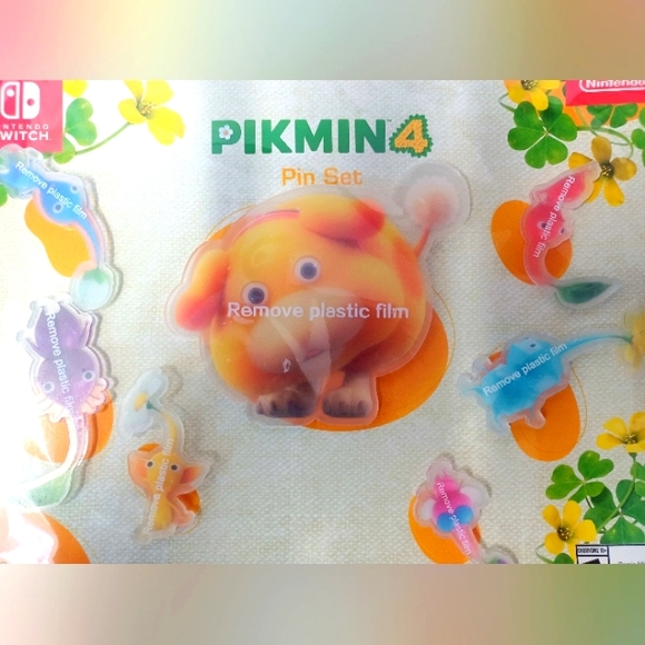 Nintento Switch Pickman 4 Characters Pin Set NWT (7 pcs) Not Available In Stores - Picture 2 of 3